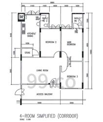 Blk 329 Woodlands Street 32 (Woodlands), HDB 4 Rooms #597561341